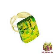 Арт.31 Кольцо 1,5х2 из муранского стекла