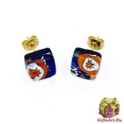 Арт. 224 серьги-гвоздики 1x1см