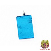 Арт. 02 бирюзовый - подвеска 2х3см