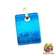 Арт. 02 бирюзовый - подвеска 3х4см