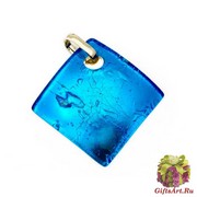 Арт. 02 бирюзовый - подвеска 4х4см
