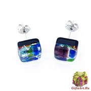 Арт. 231 серьги-гвоздики 1x1см