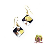 Арт. 240 серьги 1,5x1,5см на швензе