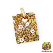 Арт.153 Подвеска 3х4см из муранского стекла