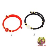 2016-46C/maz Браслет Лугано на каучуке муранское стекло