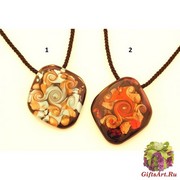 LV81 Подвеска Ретро в форме ромба муранское стекло