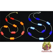 2017-30(2) Колье Step by step 80 см муранское стекло