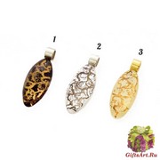 NV20 Подвеска Кабошон с эффектом растрескивания 3 цвета