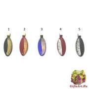 NV20 Подвеска Кабошон Да и нет 5 цветов муранское стекло