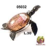 SM5032 Статуэтка Черепаха с медузой L30 см