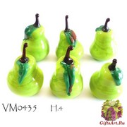 VM0435 Зеленая груша муранское стекло