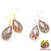 VC06 Серьги Маленькая Венеция цвет мультиколор муранское стекло