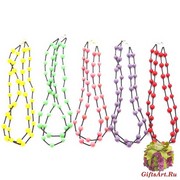 2017-67 Колье Ванесса 5 цветов 58 см муранское стекло