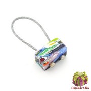 AZ3 Брелок-кубик муранское стекло