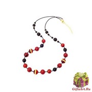 2016-17/maz Колье Alba 65+5 см муранское стекло