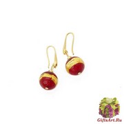 2016-17/maz Серьги Alba муранское стекло