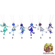 SM(1) Колье Долли на цепочке 83 см различные цвета