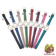 Часы с мурринами кварц. кожаный ремешок каталог 2018-2019гг (4) металл серебро