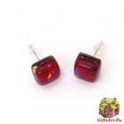 арт.613 Серьги-гвоздики 1х1см