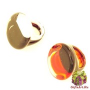 PM105 Кольцо двуцветное муранское стекло