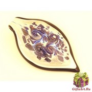 PM06 Подвеска Февраль муранское стекло