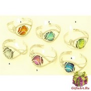 RS77 Браслет Futura с бусиной дикроико 6 цветов муранское стекло