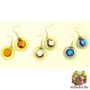 RS37 Серьги Clarity муранское стекло