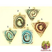 RS11-P FORME Подвеска Универсум (квадрат и треугольник) муранское стекло