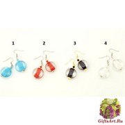 Vac/O9798 Серьги Candy муранское стекло