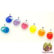 NV53 Кольцо Bright круглое 7 цветов муранское стекло