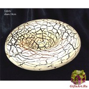 530/G Блюдо декоративное (диам. 19см) муранское стекло