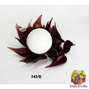 543/E Подсвечник мал. муранское стекло