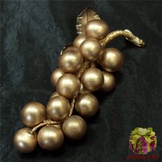 543/L Виноградная гроздь с 21 ягодами (дл. 21см) муранское стекло