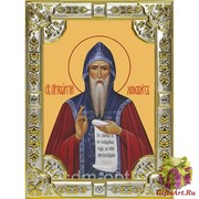 Икона освященная &quot;Георгий Хозевит преподобный&quot;, 18x24 см со стразами, 18x24 см