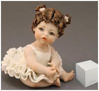 Статуэтка фарфоровая Кроха балерина. Высота 9,5 см. LILA Sibania Италия