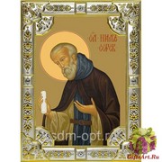 Икона освященная &quot;Нил Сорский преподобный&quot;, 18x24 см со стразами, 18x24 см
