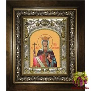 Икона освященная &quot;Александра Римская мученица&quot;, 14x18 см, в деревянном киоте 20x24 см, 20x24 см