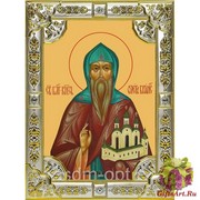 Икона освященная &quot;Олег Брянский благоверный князь&quot; ,18х24см со стразами, 18x24 см