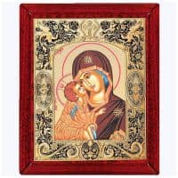 Икона Богородица с Младенцем Христом Елеуса Умиление