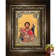 Икона освященная &quot;Александр Невский благоверный князь&quot;, в киоте 24x30 см, 24x30 см