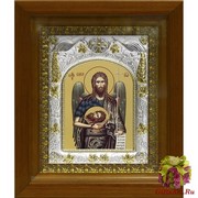 Икона освященная &quot;Иоанн(Иван) Предтеча Креститель Господень&quot;, 14x18 см, в деревянном киоте 20x24 см, 20x24 см