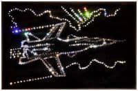 Картина со стразами Су-27 20x30 см