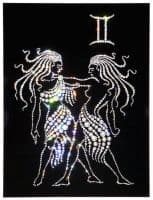 Картина со стразами Знак Зодиака Близнецы 30x40 см