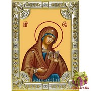 Икона освященная &quot;Калужская икона Божией Матери&quot;, 18x24 см, со стразами