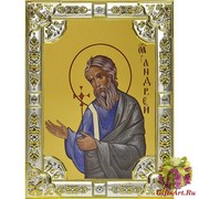 Икона освященная "Андрей", дерево, 18x24 см