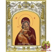 Икона освященная &quot;Владимирская икона Божией Матери&quot;, 14x18 см