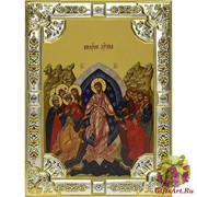 Икона освященная &quot;Воскресение Христово&quot;, 18x24 см, со стразами