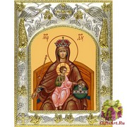 Икона освященная &quot;Державная икона Божией Матери&quot;, 14x18 см