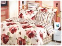 Комплект постельного белья КПБ 2-хспальный с 2 пододеяльниками из сатина.