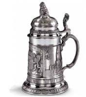 Оловянная пивная кружка подарочная Гербы городов Bayern 1,75 литра 34 см Artina Оловянная пивная кружка подарочная Гербы городов Bayern 1,75 литра 34 см Artina